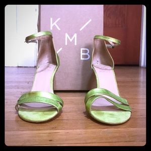 Lime green Anthropologie shoes! Worn once!